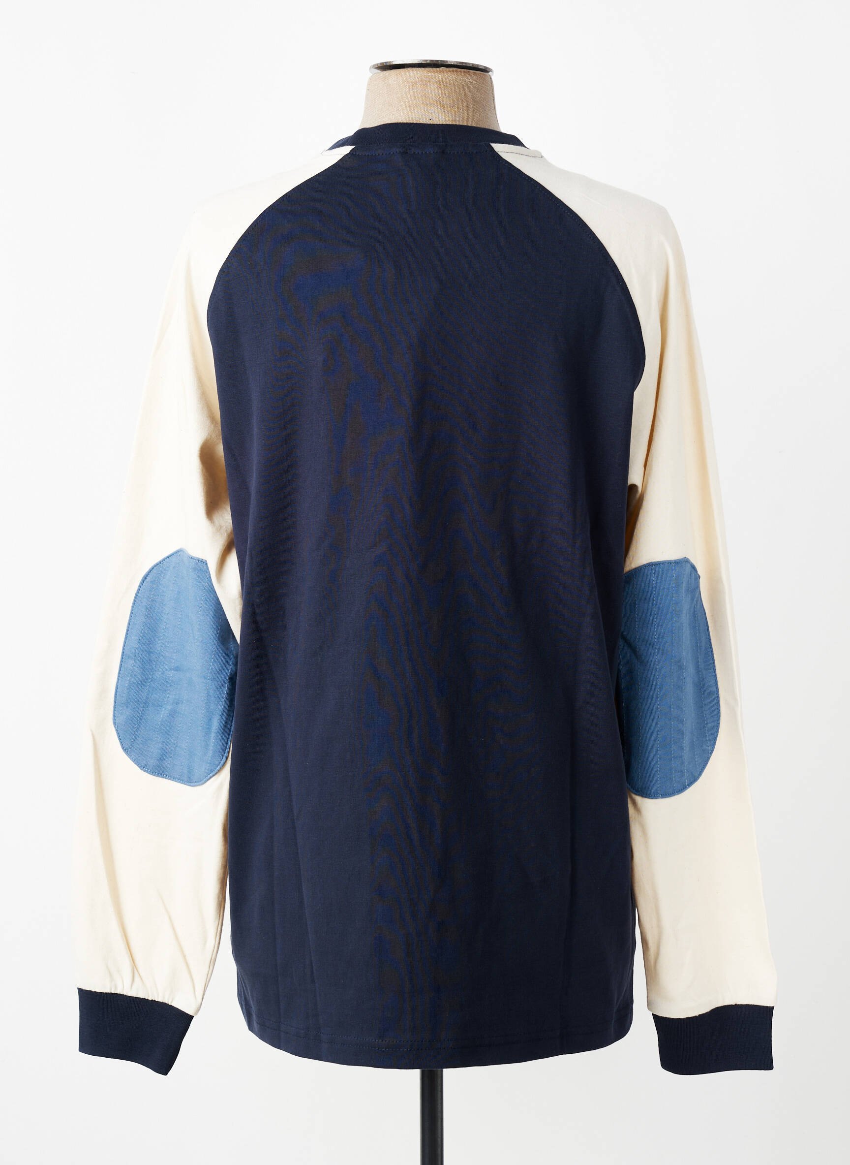 Tricou broderie mâneci lungi albastru IRON AND RESIN bărbat