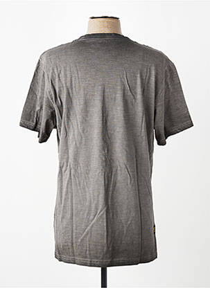 Tricou croială dreaptă mâneci scurte gri DAYTONA bărbat