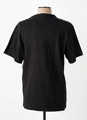 Tricou croială dreaptă mâneci scurte negru DAYTONA bărbat