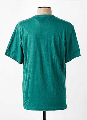 Tricou croială dreaptă mâneci scurte verde DAYTONA bărbat