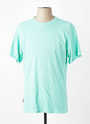 Tricou croială dreaptă mâneci scurte albastru deschis DAYTONA bărbat