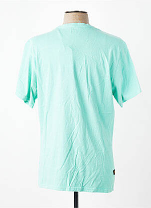 Tricou croială dreaptă mâneci scurte albastru deschis DAYTONA bărbat
