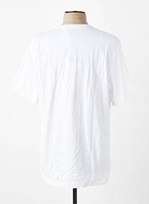 Tricou broderie mâneci scurte alb MARINE NATIONALE bărbat