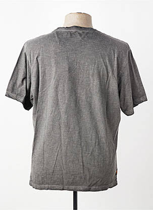 Tricou croială dreaptă mâneci scurte gri DAYTONA bărbat