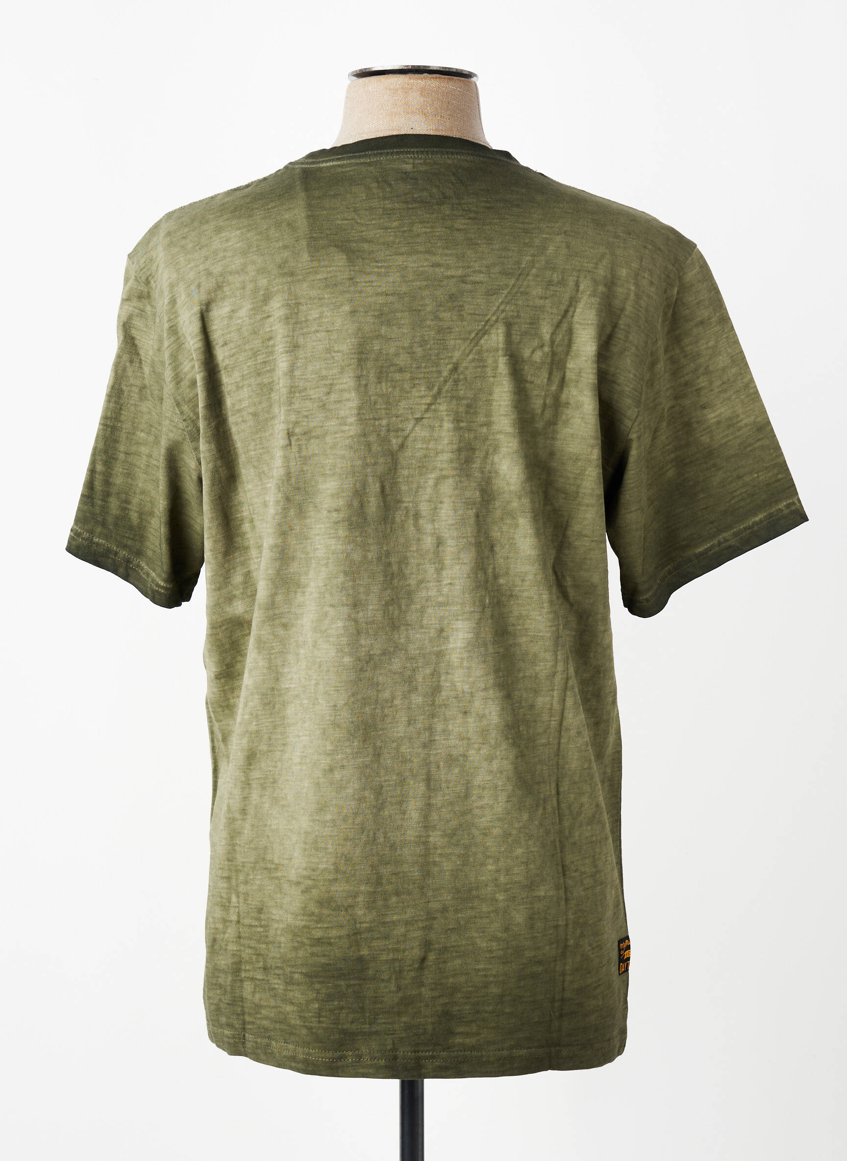 Tricou elasticitate mâneci scurte verde DAYTONA bărbat