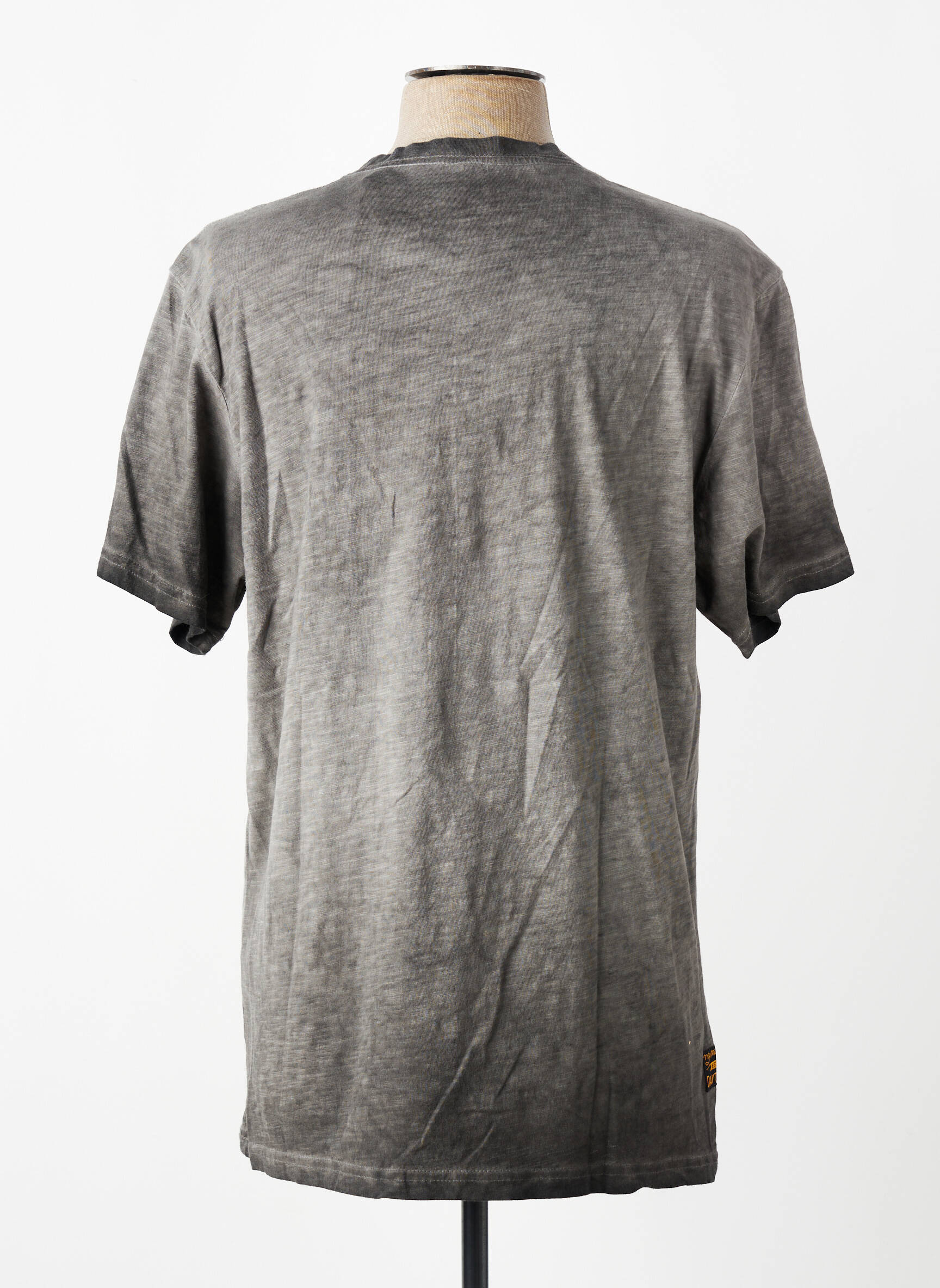 Tricou elasticitate mâneci scurte gri DAYTONA bărbat