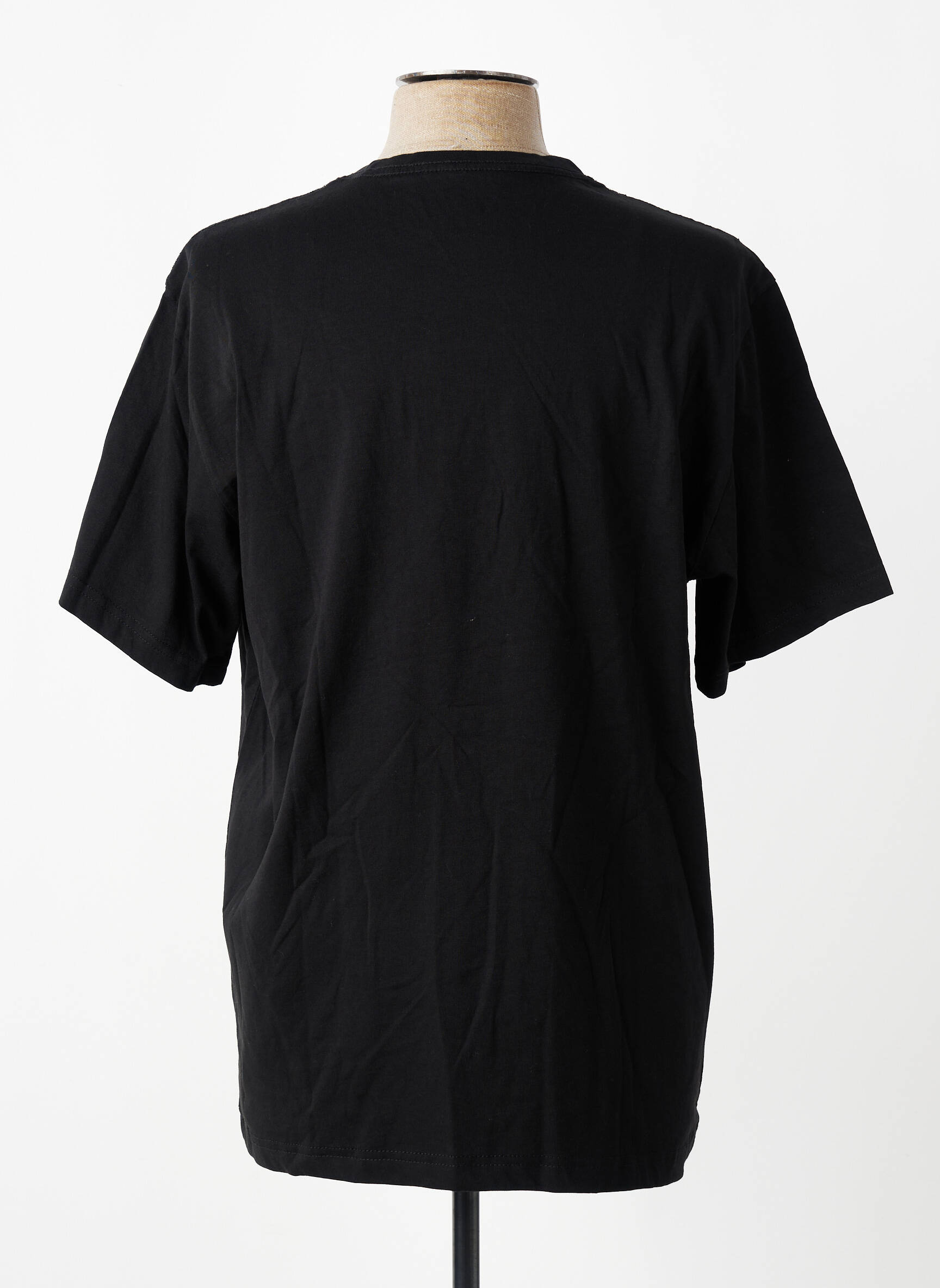 Tricou croială dreaptă mâneci scurte negru IRON AND RESIN bărbat