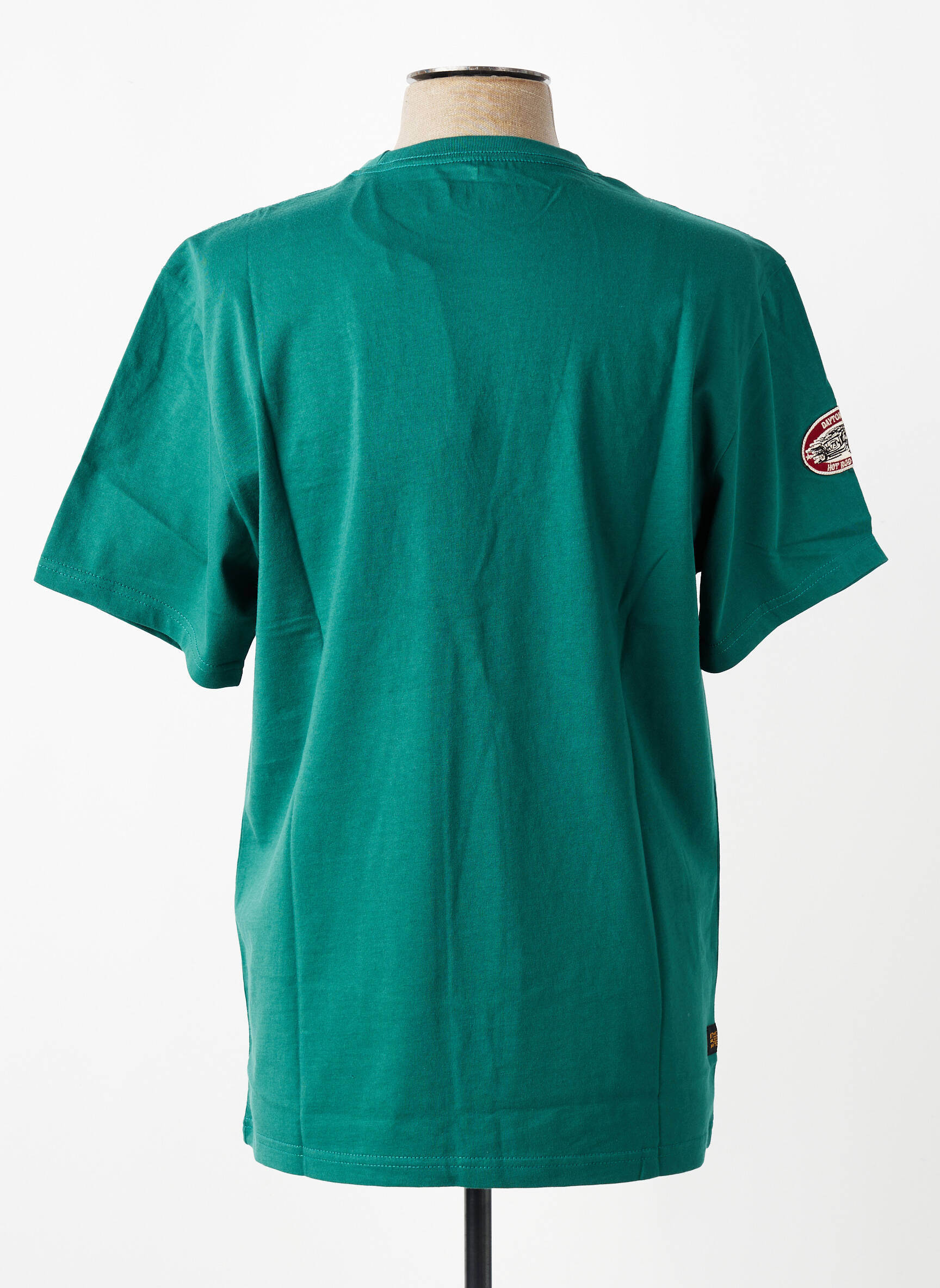 Polo serigrafie mâneci scurte verde DAYTONA bărbat