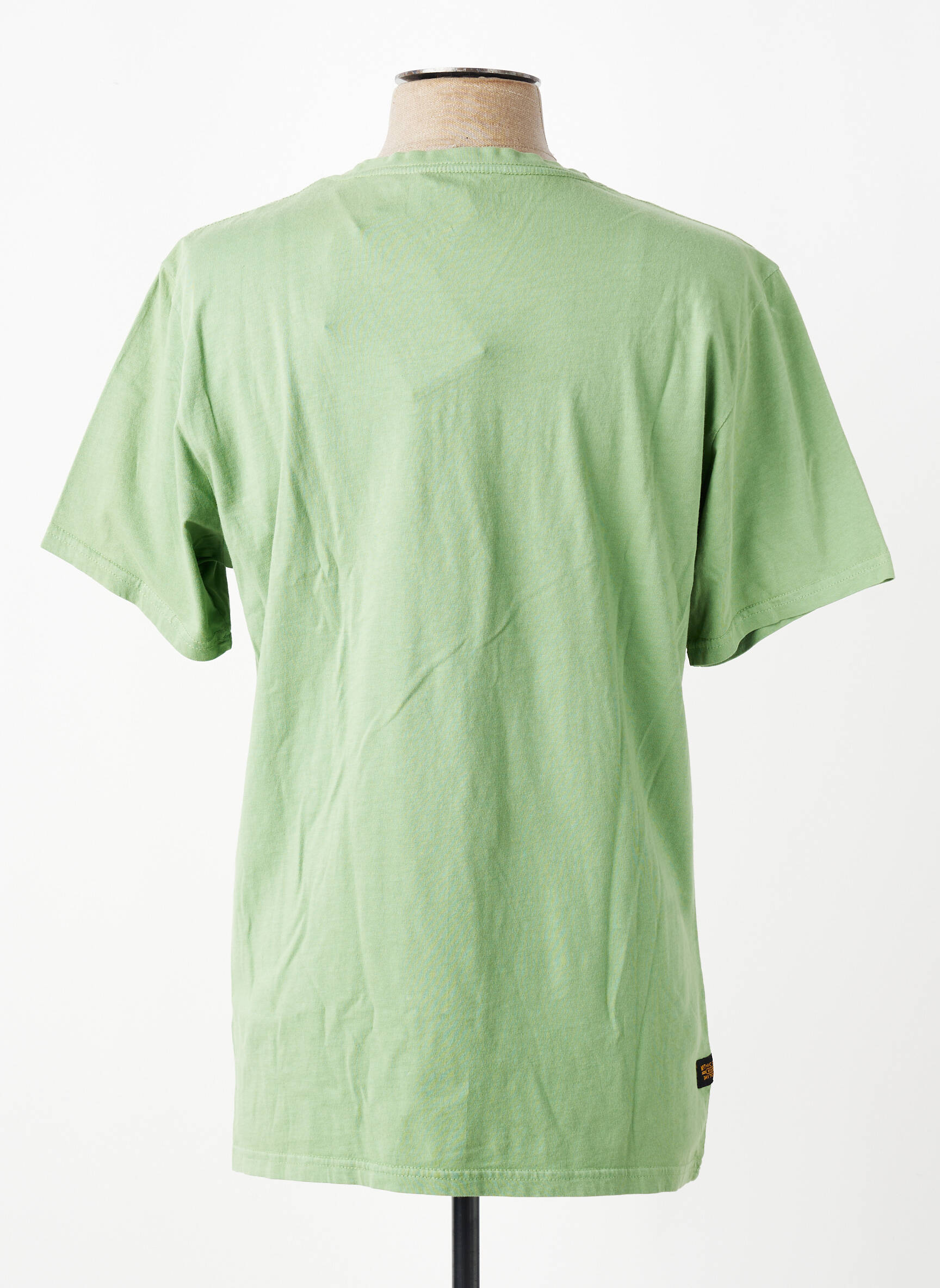 Tricou croială dreaptă mâneci scurte verde DAYTONA bărbat