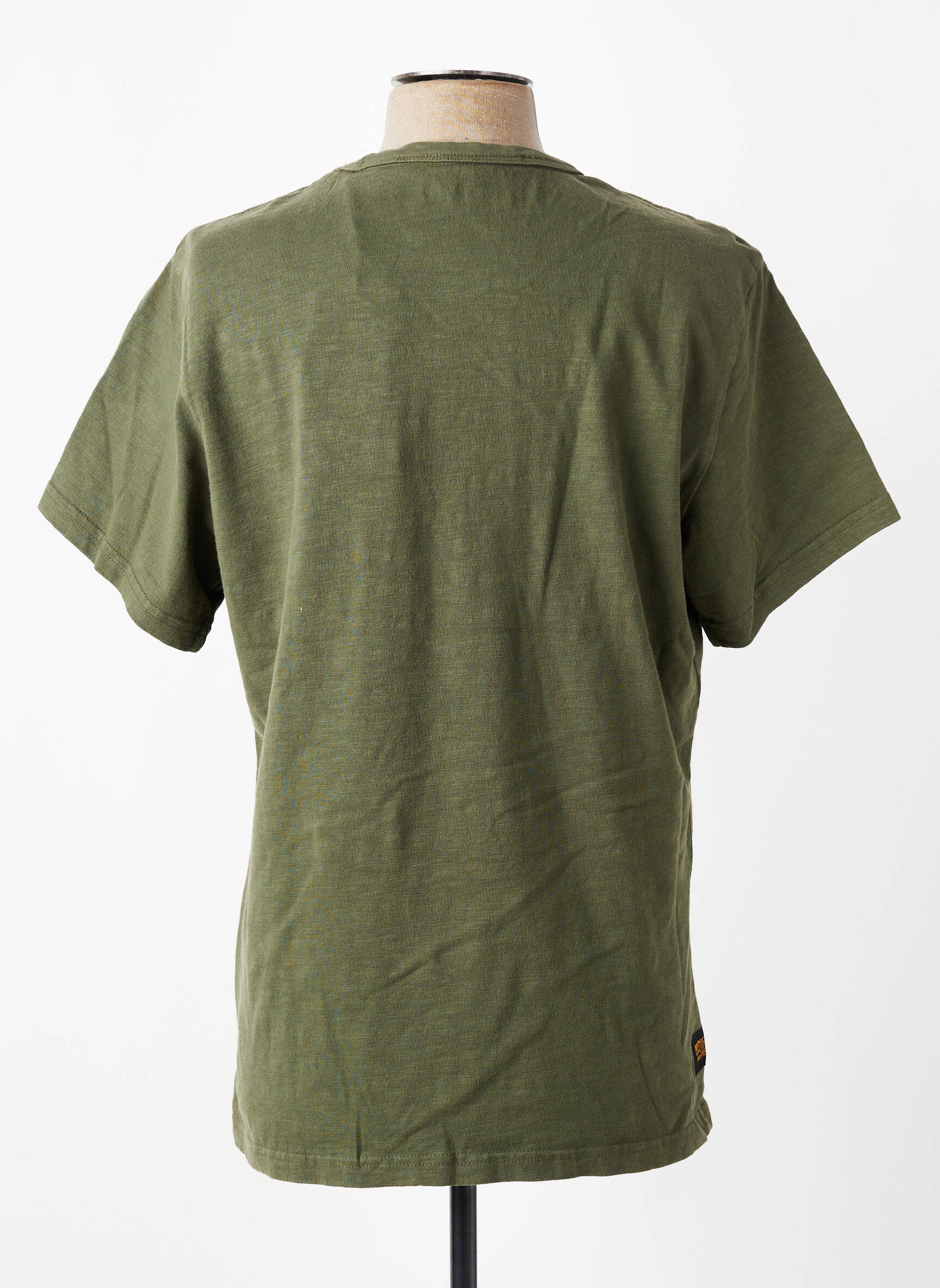 Tricou croială dreaptă mâneci scurte verde DAYTONA bărbat