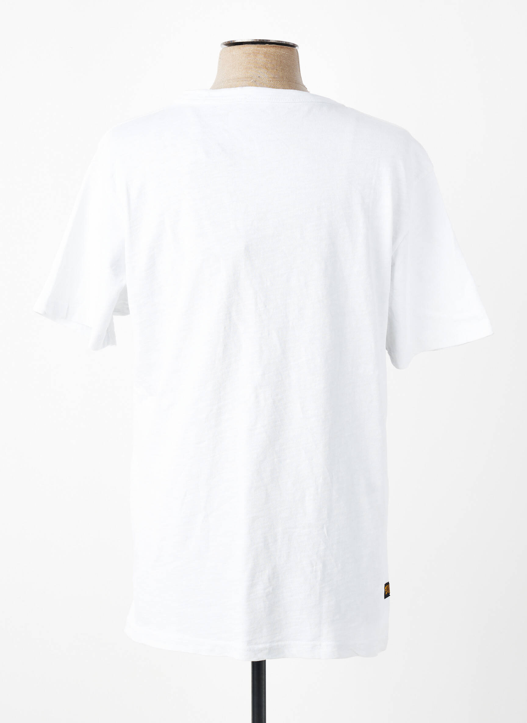 Tricou croială dreaptă mâneci scurte alb DAYTONA bărbat