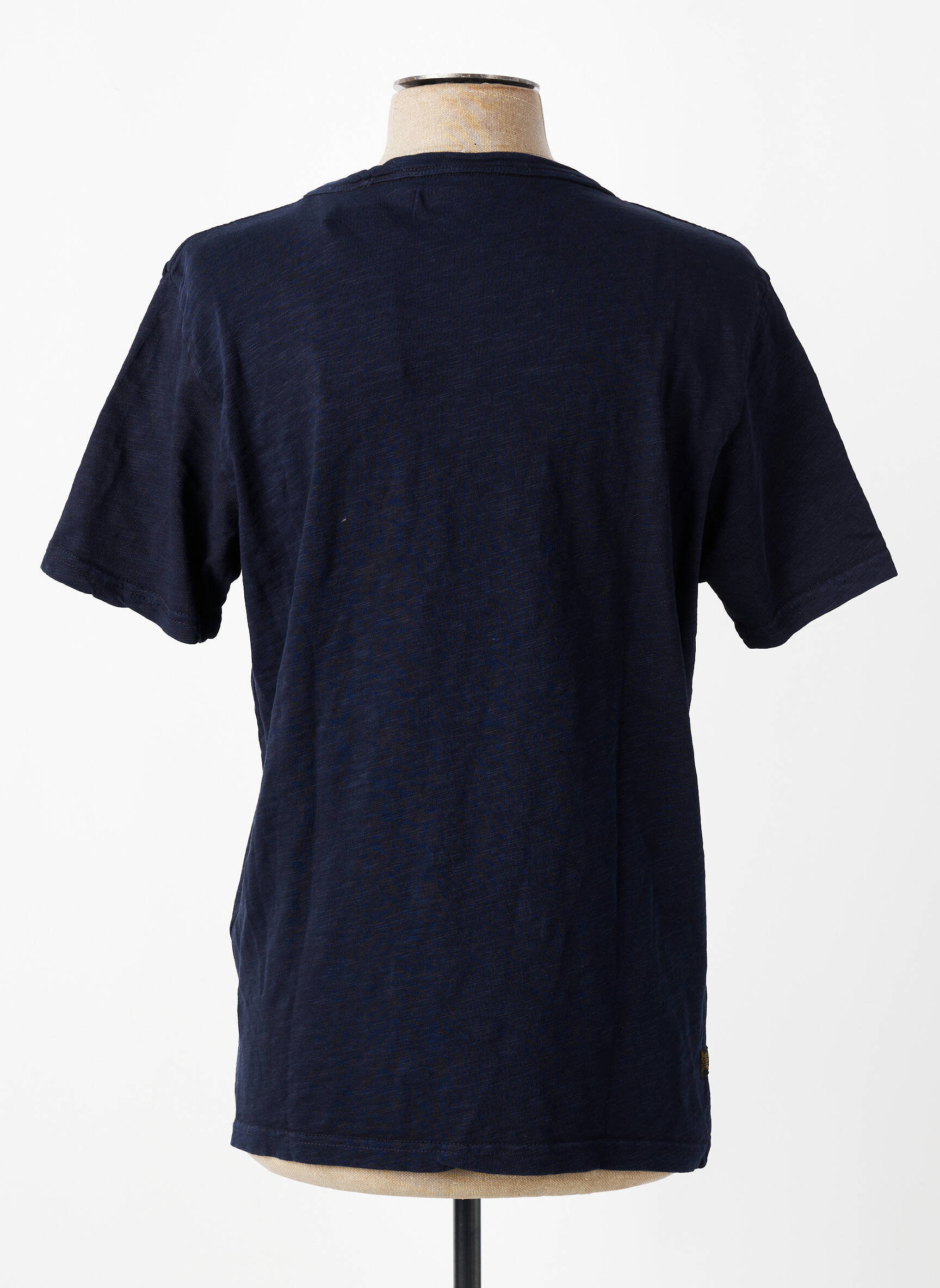 Tricou croială dreaptă mâneci scurte albastru DAYTONA bărbat