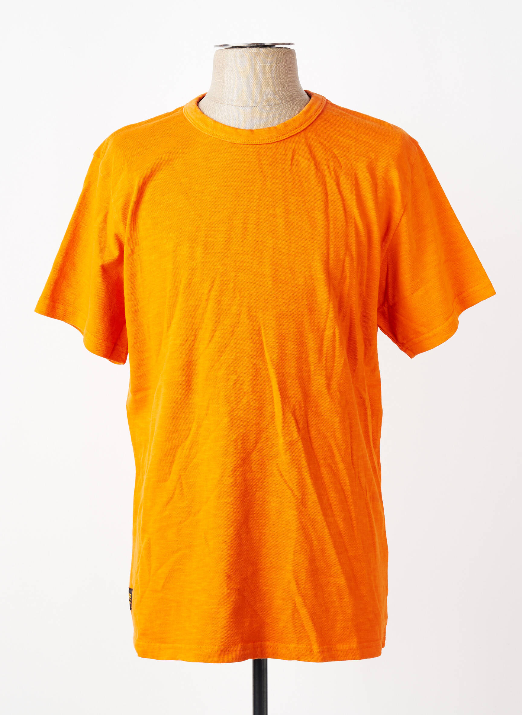 Tricou croială dreaptă mâneci scurte portocalie DAYTONA bărbat