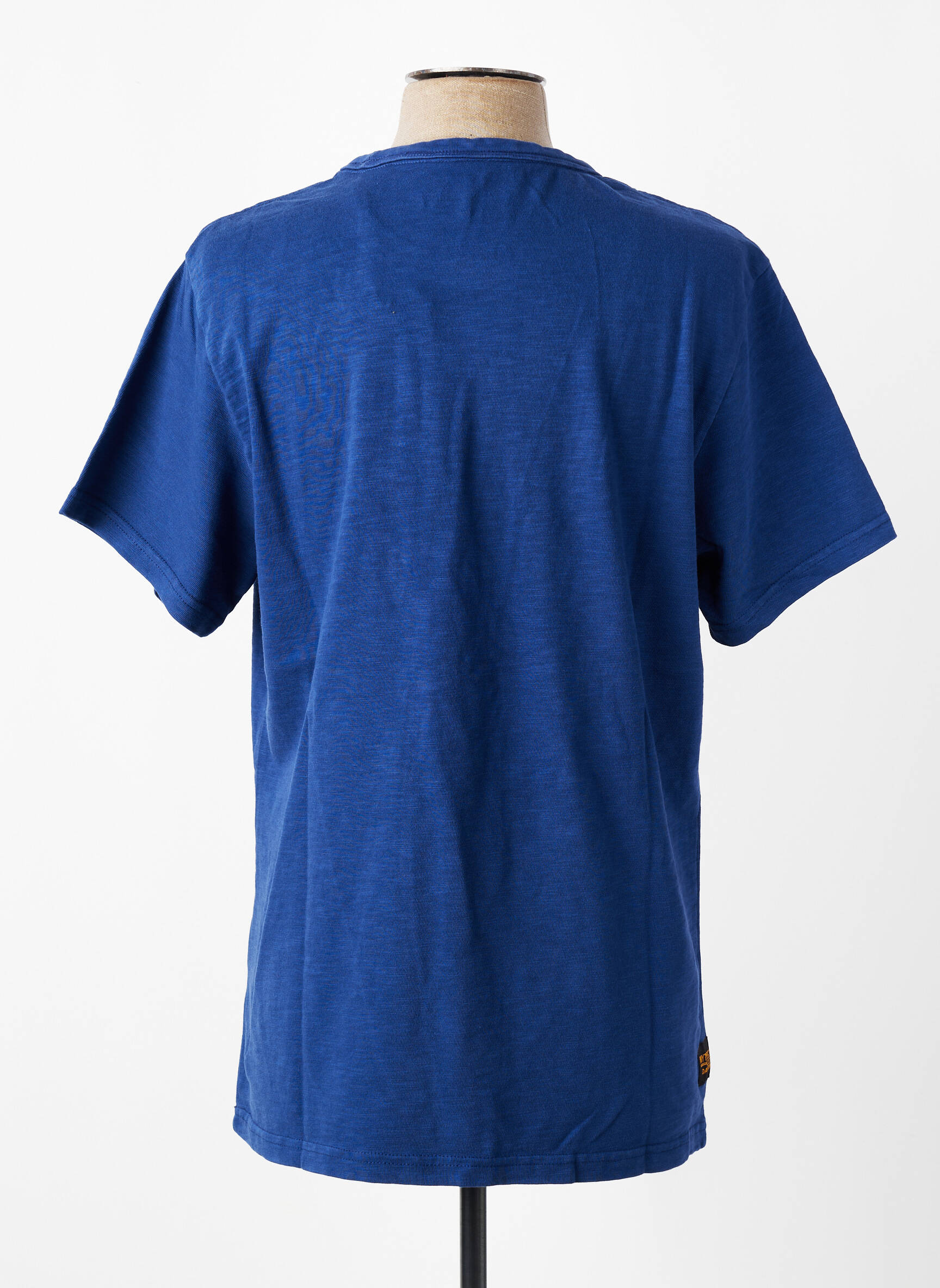Tricou croială dreaptă mâneci scurte albastru DAYTONA bărbat