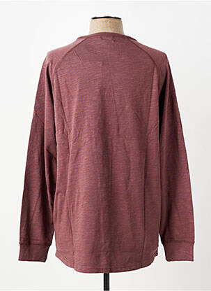 Tricou croială dreaptă mâneci lungi maro IRON AND RESIN bărbat