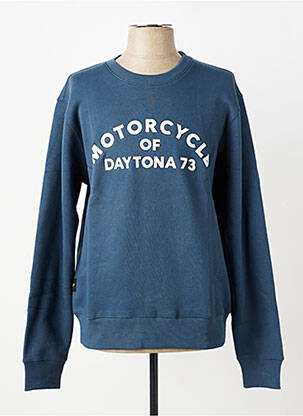 Hanorac broderie mâneci lungi albastru DAYTONA bărbat