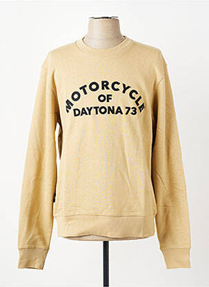 Hanorac broderie mâneci lungi bej DAYTONA bărbat
