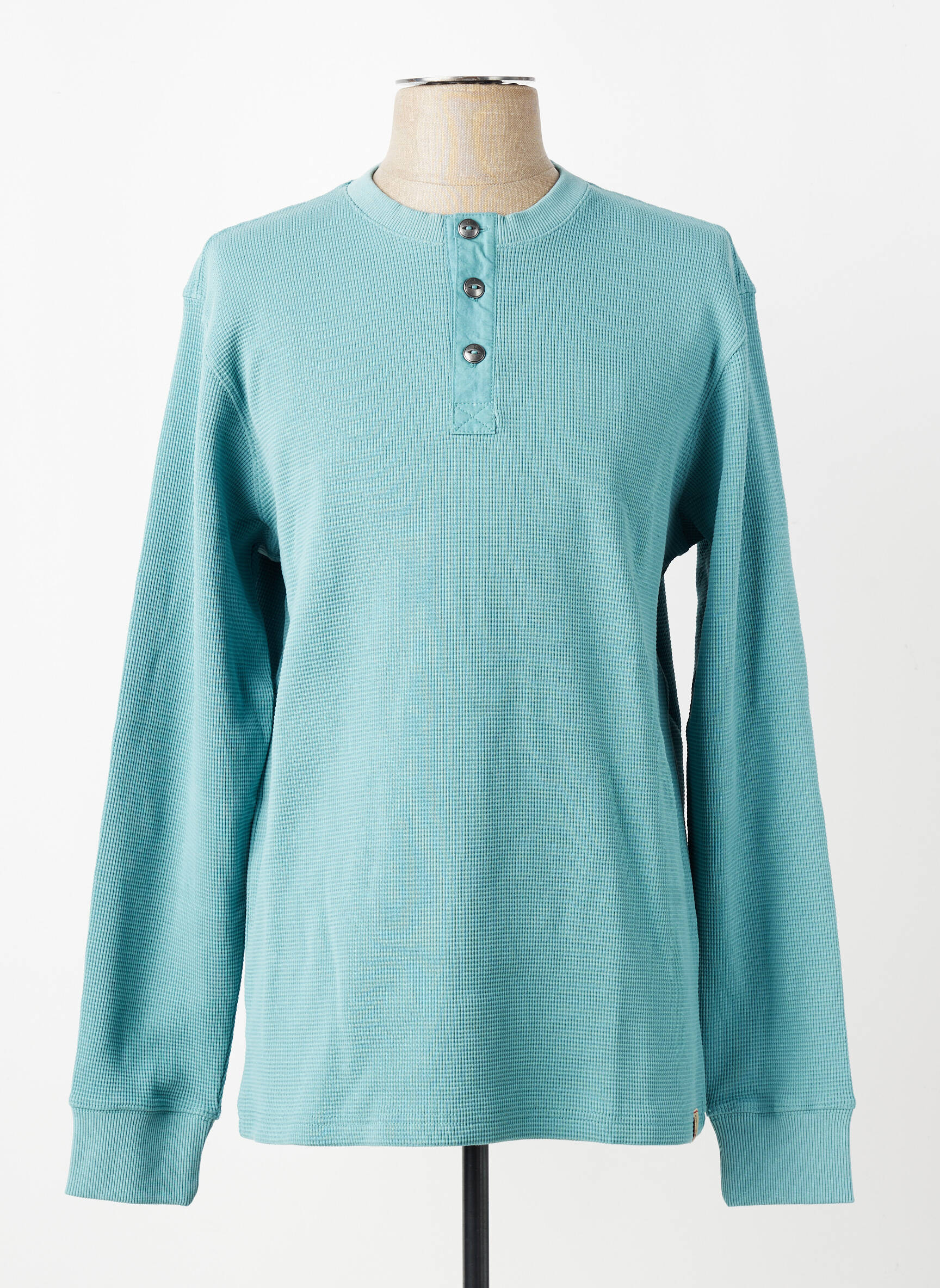 Tricou croială dreaptă mâneci lungi albastru IRON AND RESIN bărbat