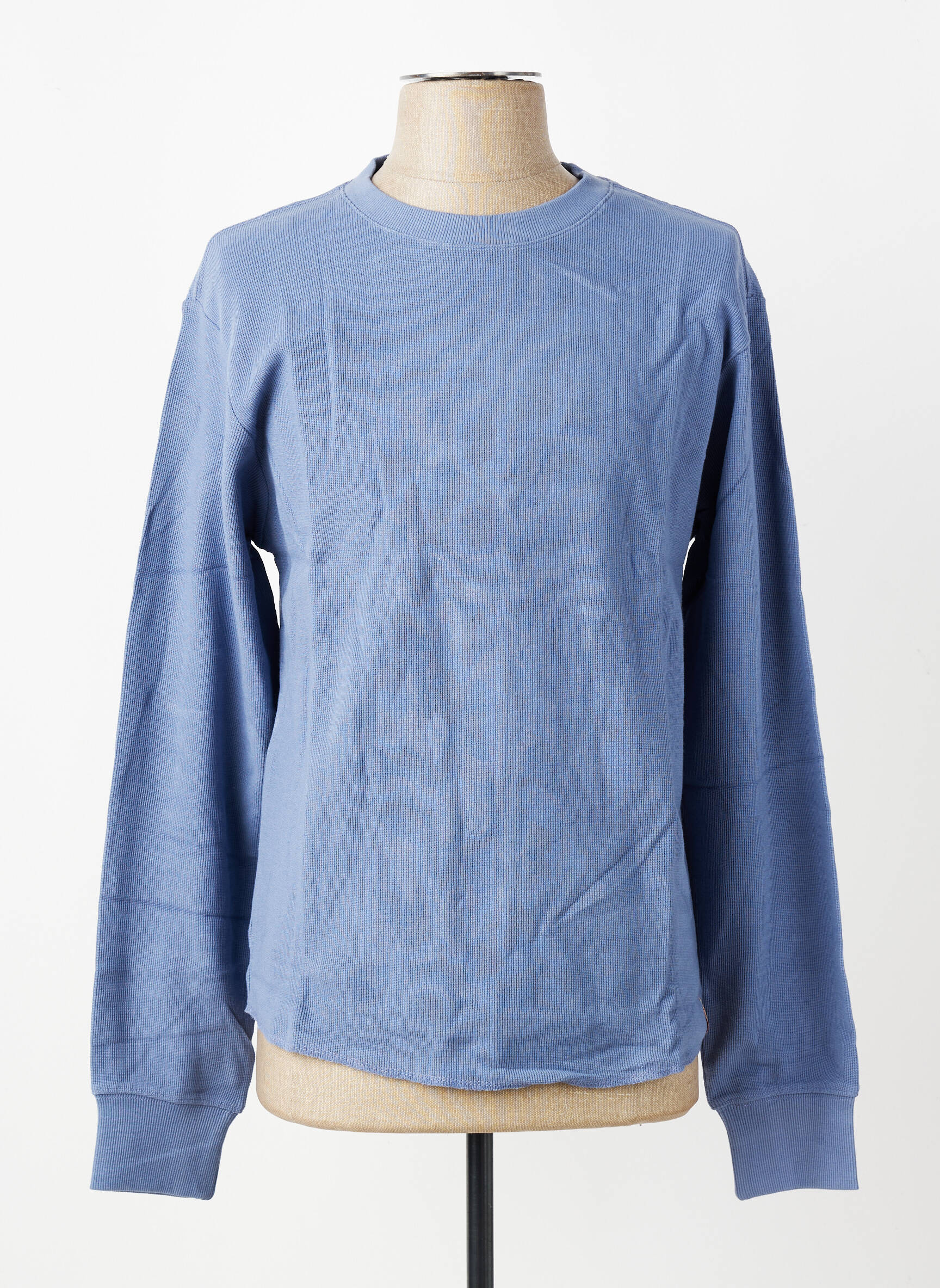 Tricou croială dreaptă mâneci lungi albastru IRON AND RESIN bărbat