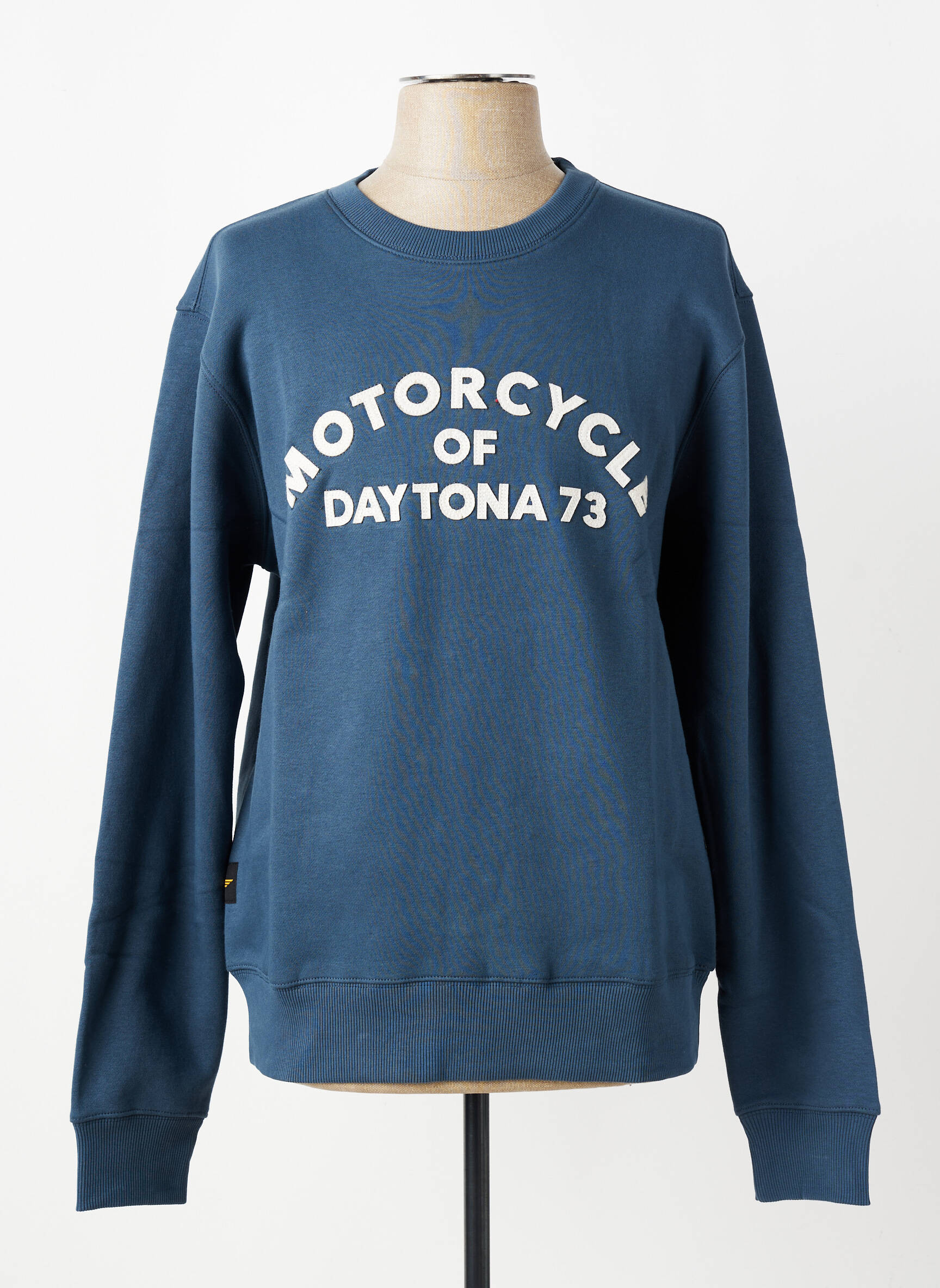 Hanorac broderie mâneci lungi albastru DAYTONA bărbat