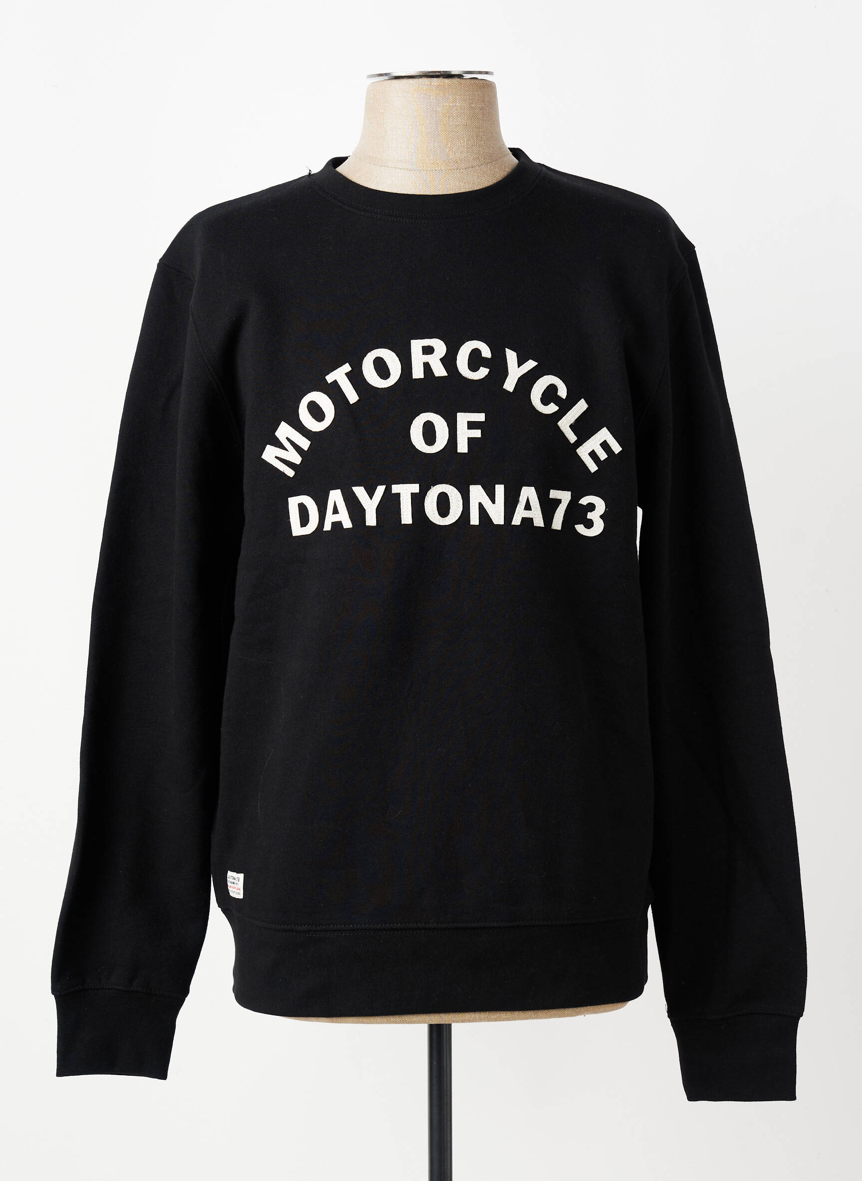 Hanorac elasticitate mâneci lungi negru DAYTONA bărbat