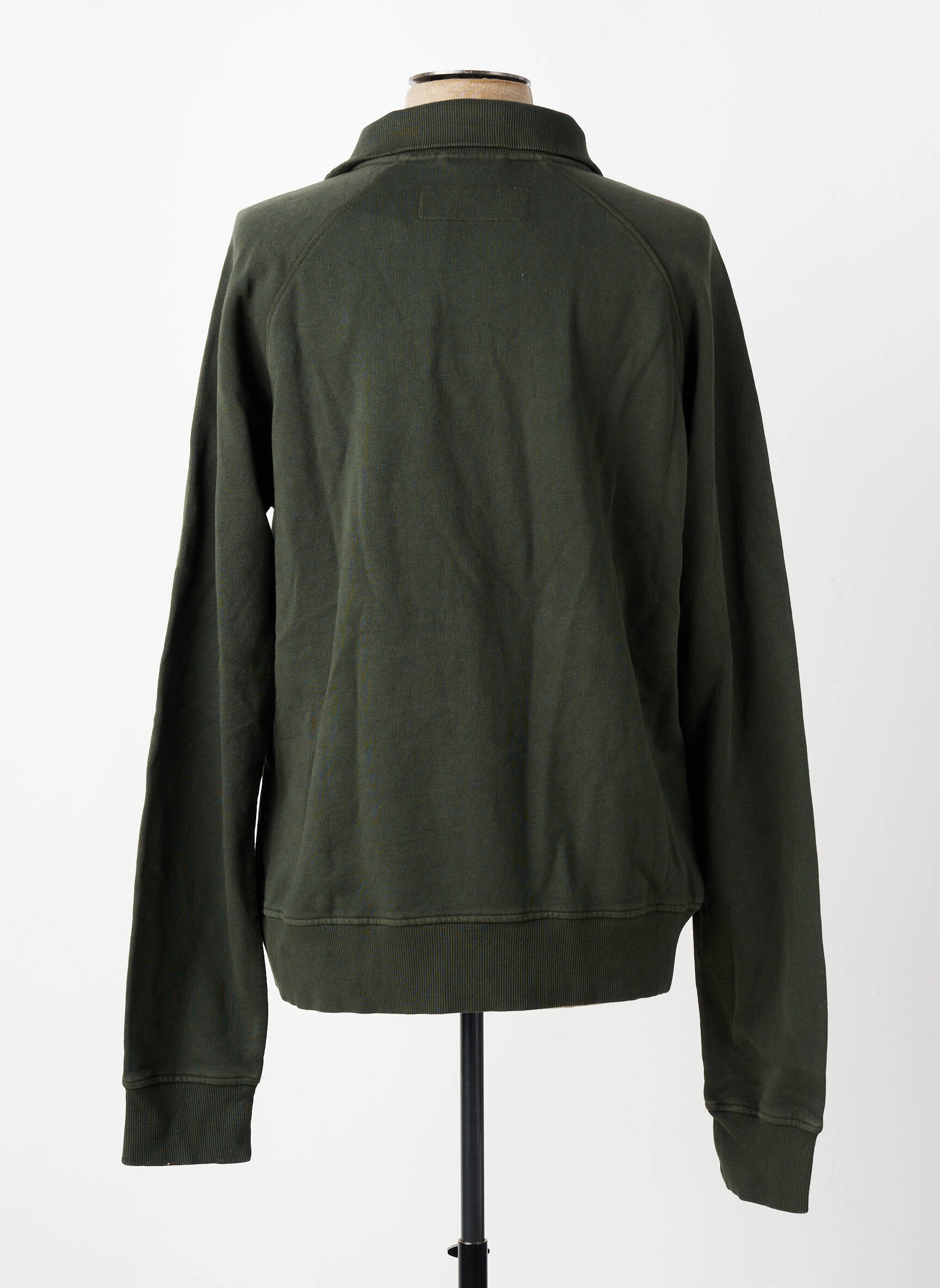 Hanorac elasticitate mâneci lungi verde IRON AND RESIN bărbat