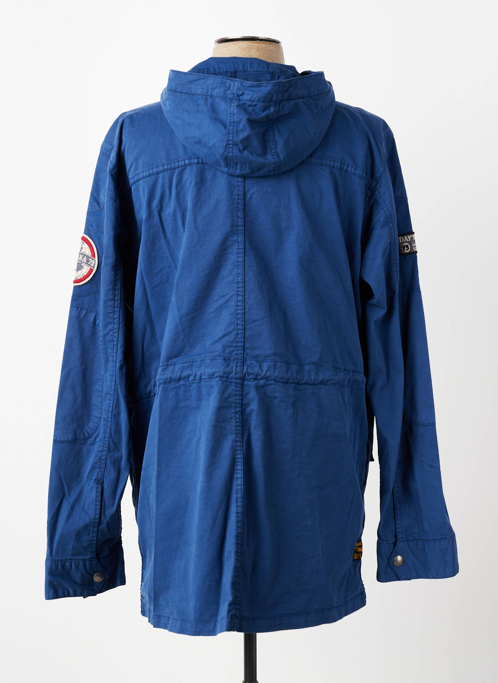 Parka mâneci lungi fără glugă albastru DAYTONA bărbat