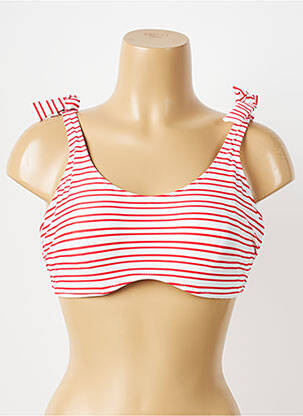 Sutien de costum de baie elasticitate top triunghiuri roșu FREYA femeie