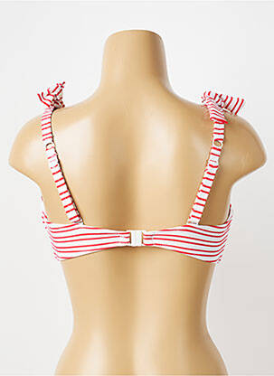 Sutien de costum de baie elasticitate top triunghiuri roșu FREYA femeie
