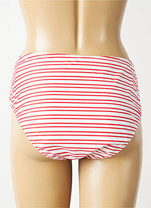 Chiloți de baie efect material satinat chiloți roșu FREYA femeie