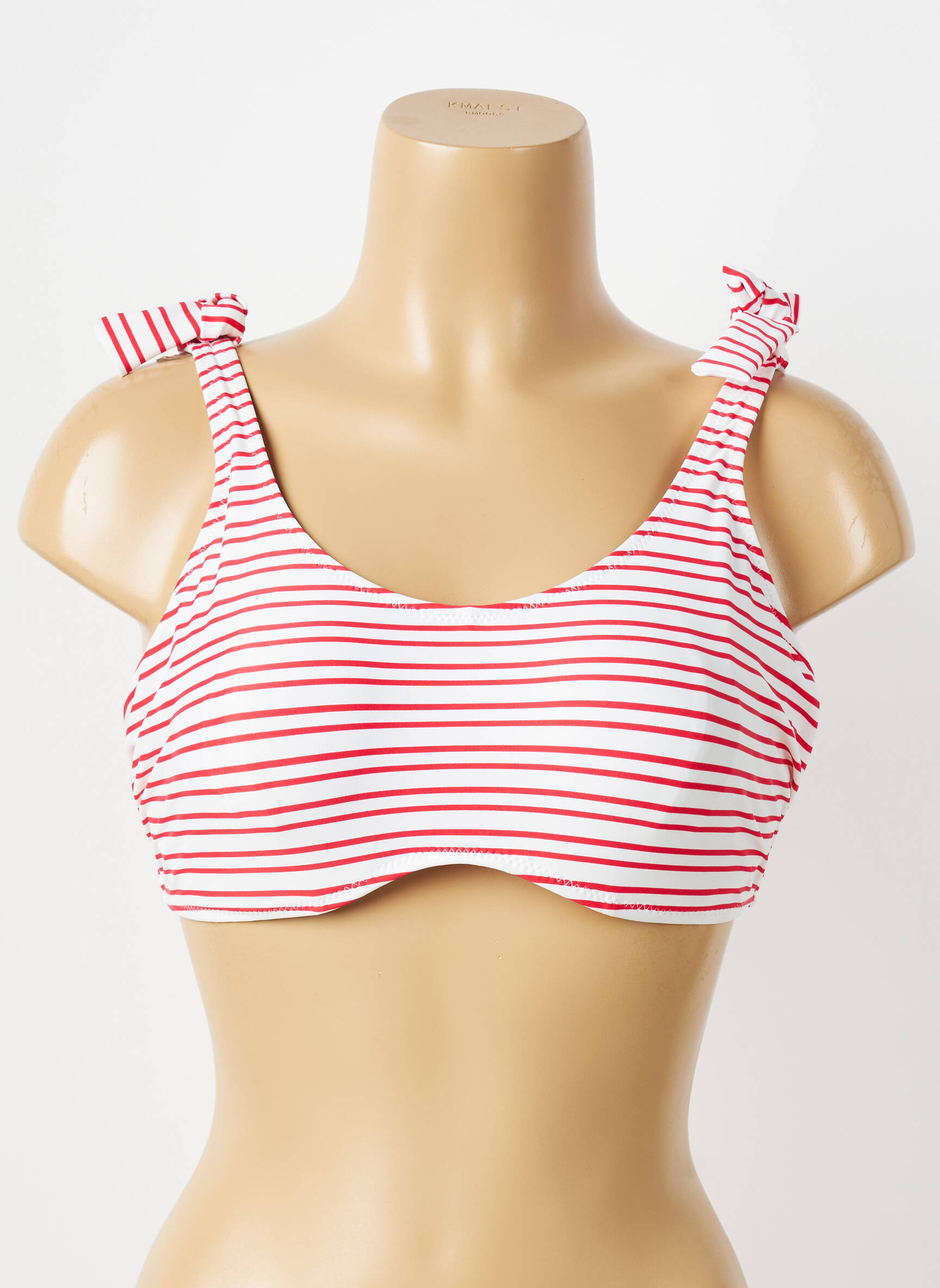 Sutien de costum de baie elasticitate top triunghiuri roșu FREYA femeie
