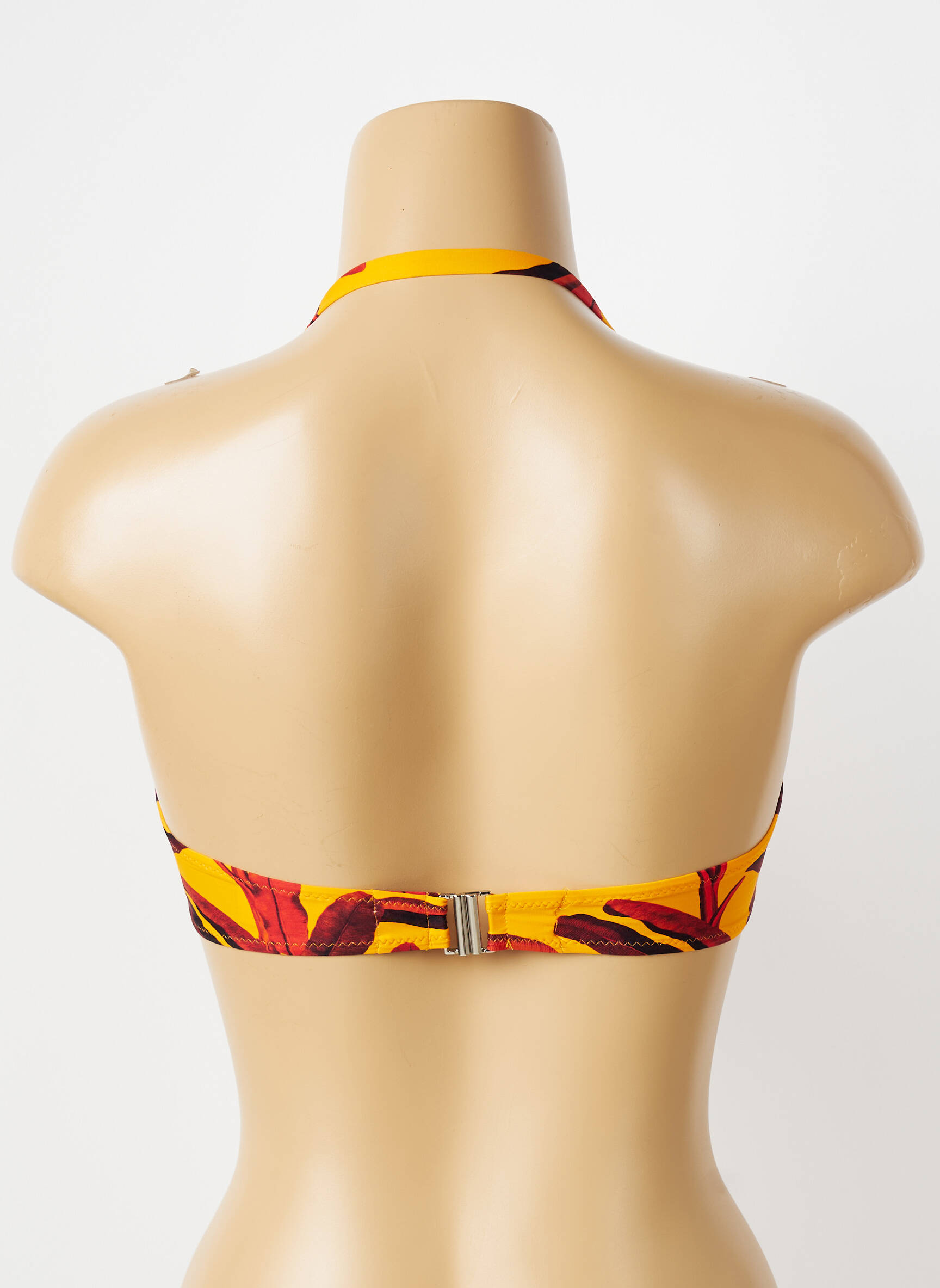 Sutien de costum de baie elasticitate top sutien modelat portocalie ANTIGEL femeie