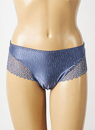 Shorty efect material satinat albastru PRIMADONNA femeie