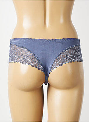 Shorty efect material satinat albastru PRIMADONNA femeie