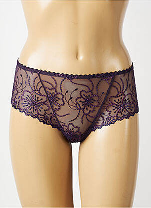 Shorty efect material satinat violet MARIE JO femeie