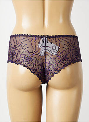 Shorty efect material satinat violet MARIE JO femeie