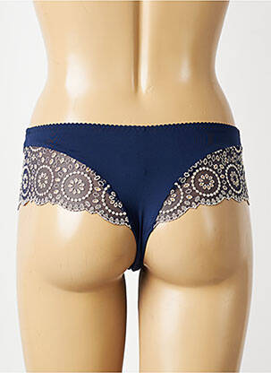 Shorty efect material satinat albastru PRIMADONNA femeie
