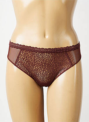 Tanga elasticitate maro ANTIGEL femeie