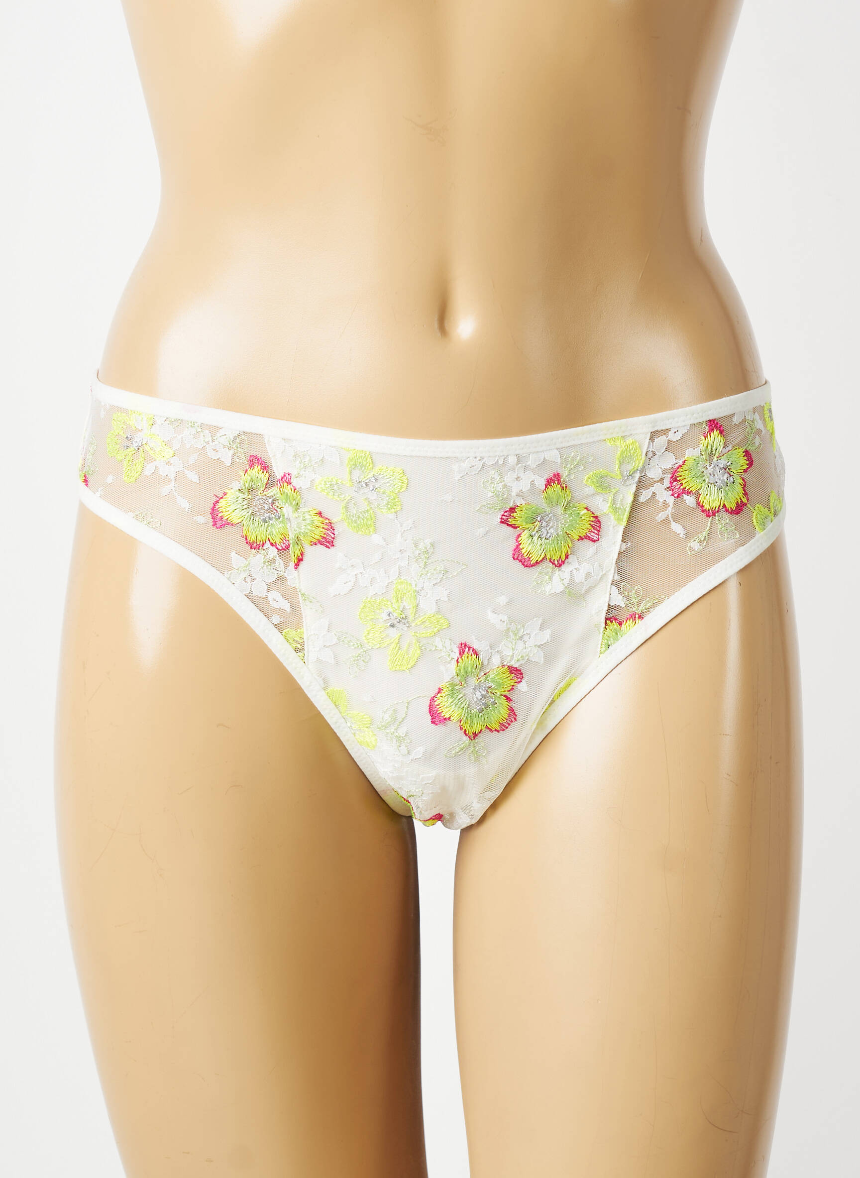 Tanga elasticitate galben MARIE JO femeie