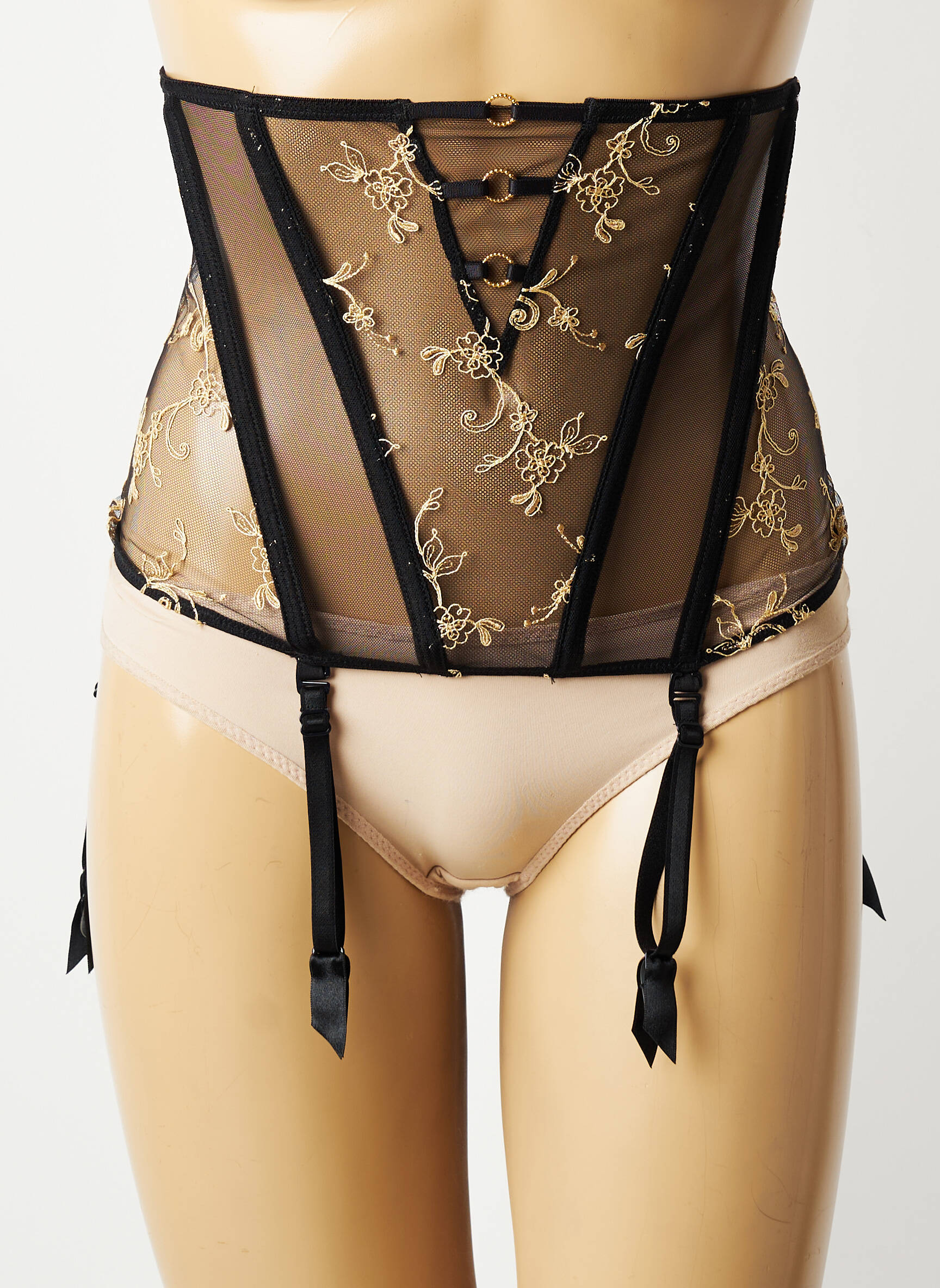 Corset/jartieră cu armatură negru LISE CHARMEL femeie