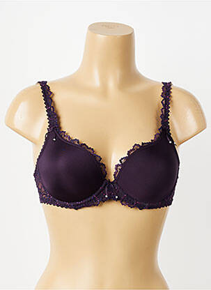 Sutien efect material satinat top sutien modelat violet MARIE JO femeie