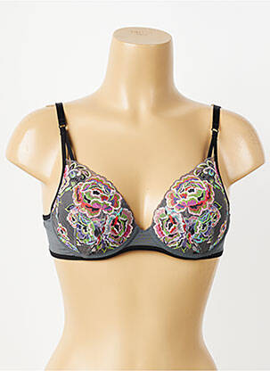 Sutien efect material satinat top sutien modelat gri MARIE JO femeie