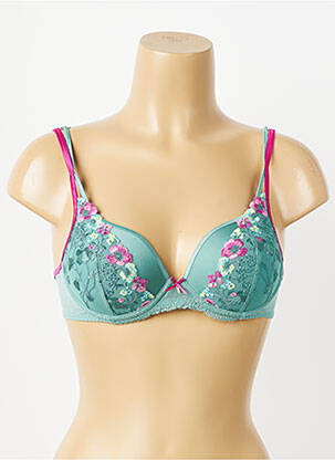 Sutien efect material satinat top sutien modelat verde MARIE JO femeie