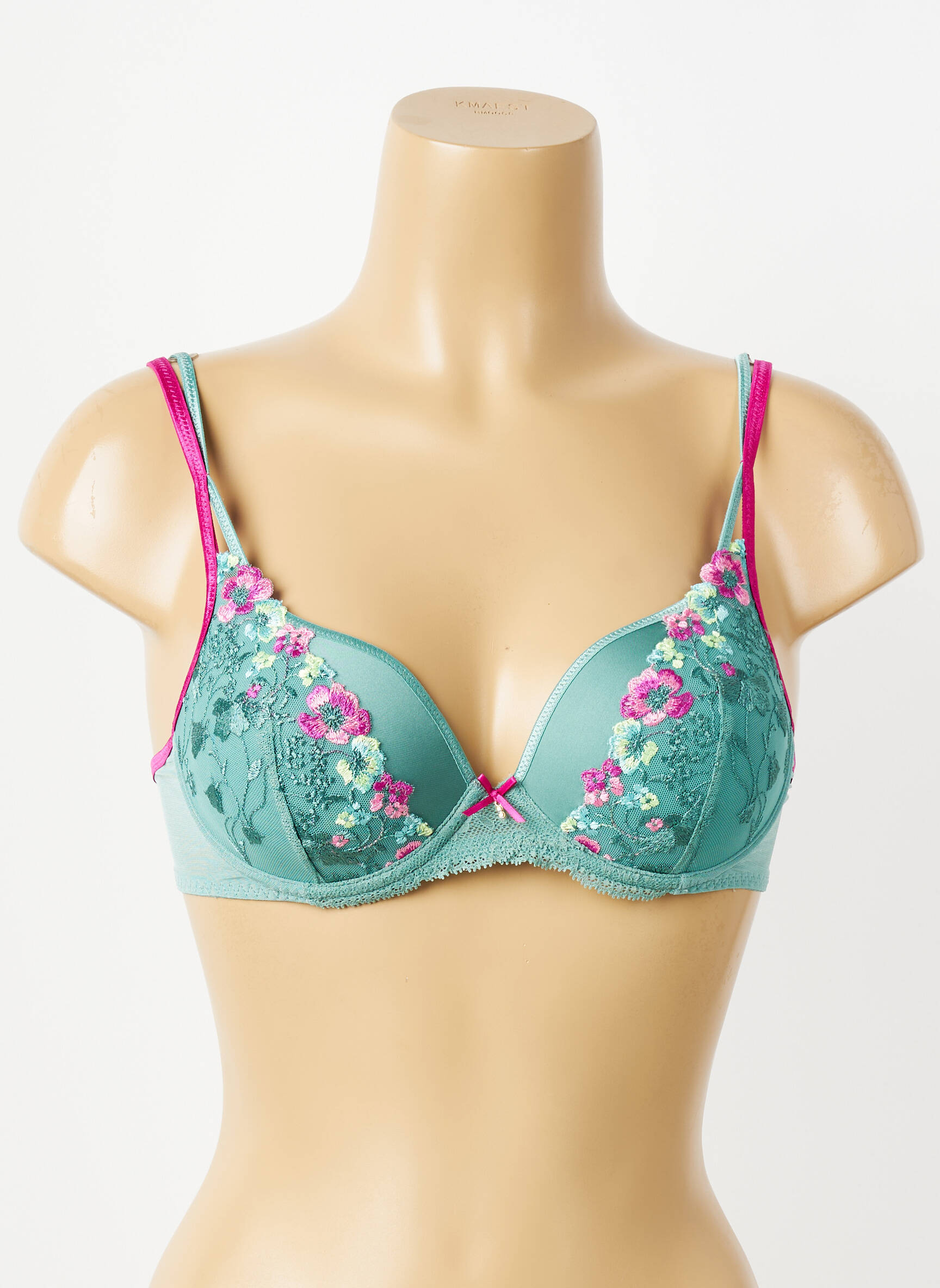 Sutien efect material satinat top sutien modelat verde MARIE JO femeie