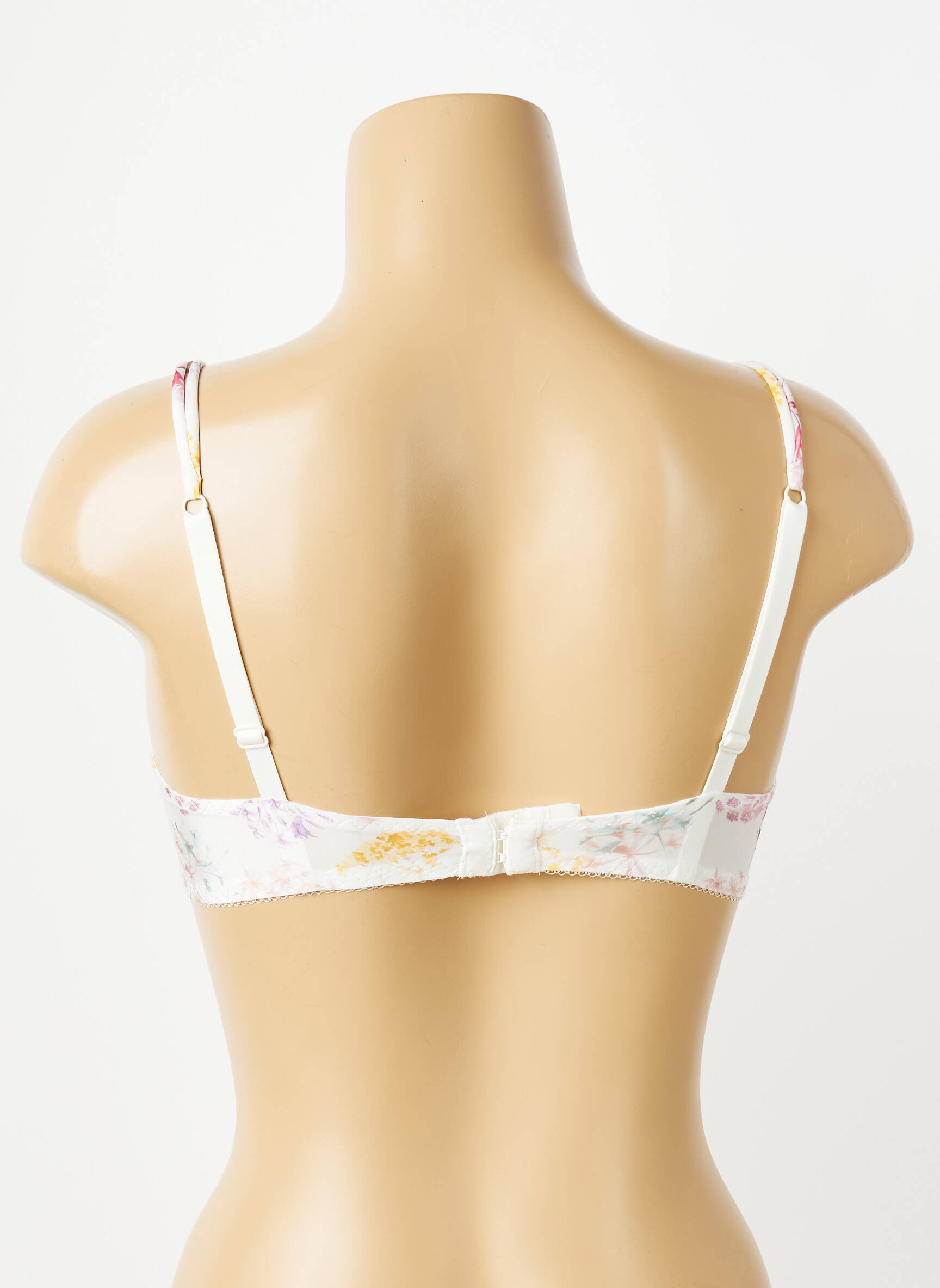 Sutien efect material satinat top sutien modelat bej ANTIGEL femeie