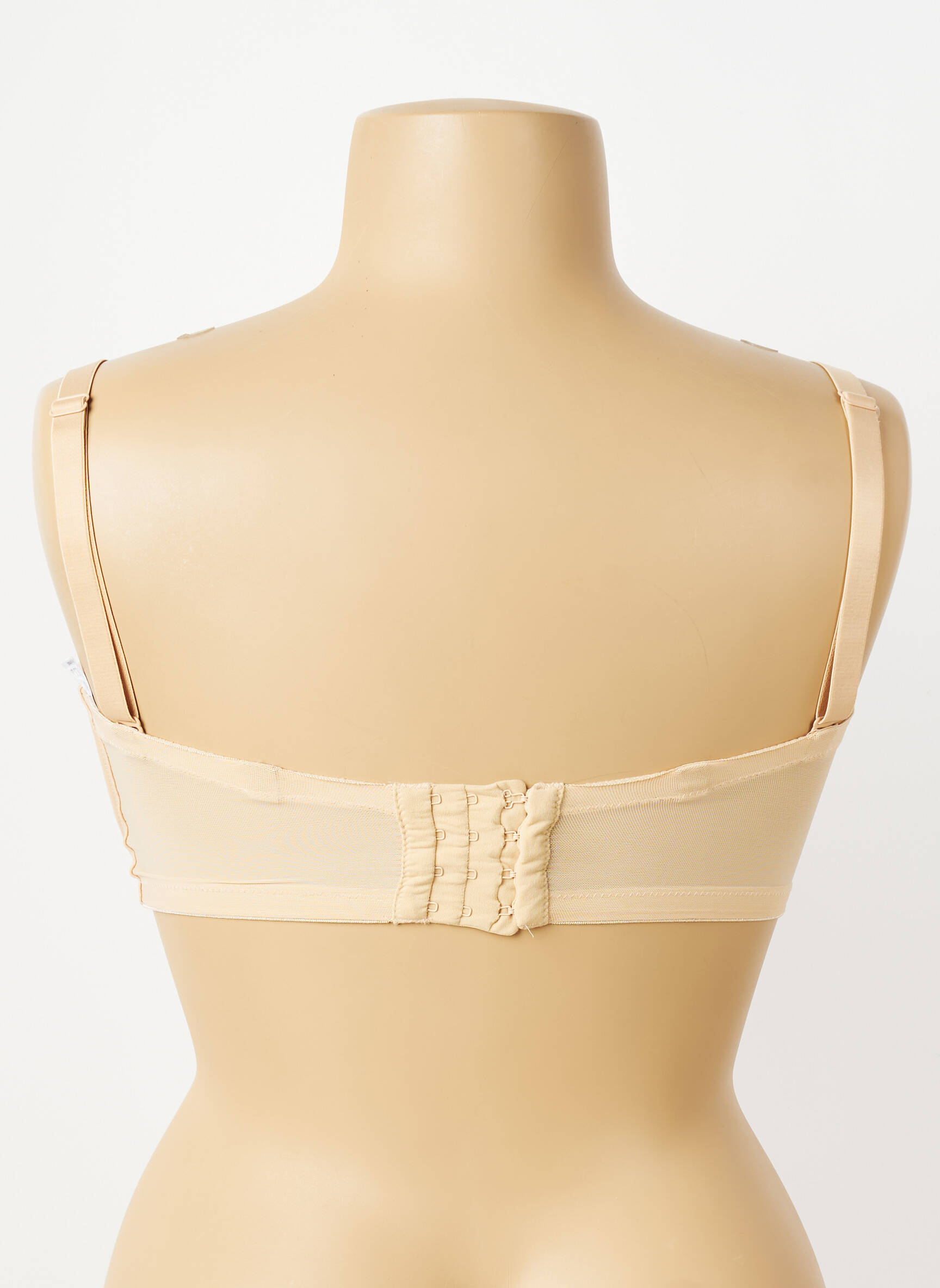 Sutien efect material satinat top sutien modelat culoare piersică ELOMI femeie