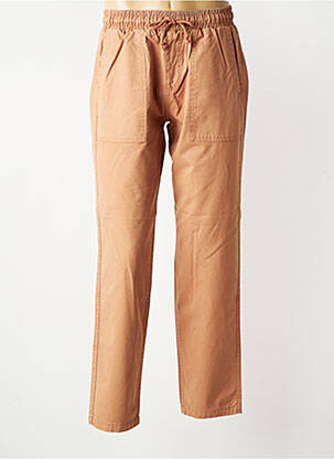 Pantalon slim țesătură poplin mărime normală portocalie IRON AND RESIN bărbat