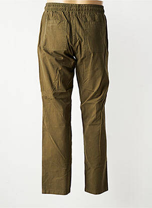 Pantalon slim țesătură poplin mărime normală verde IRON AND RESIN bărbat