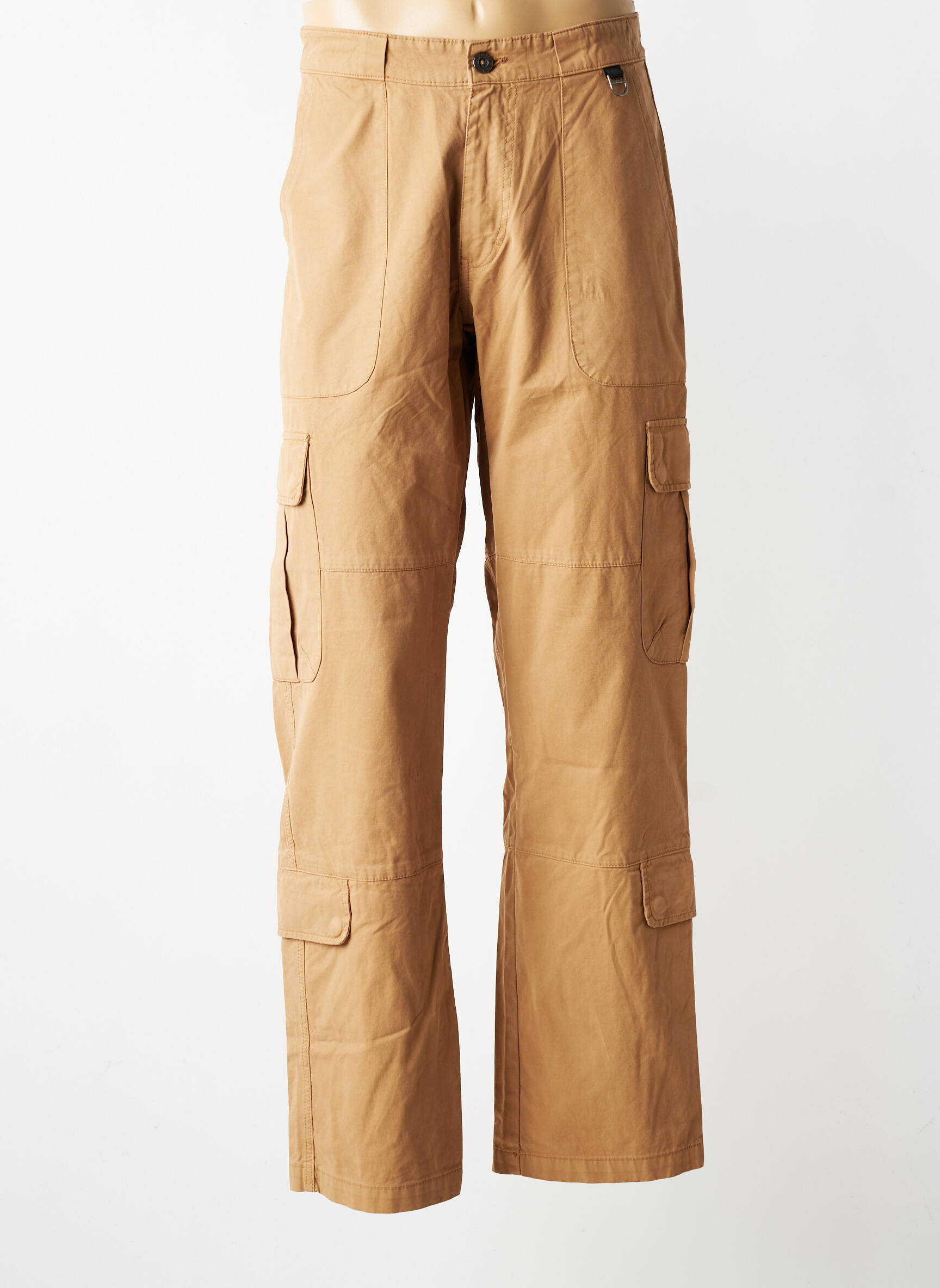 Pantalon cargo croială dreaptă mărime normală maro IRON AND RESIN bărbat