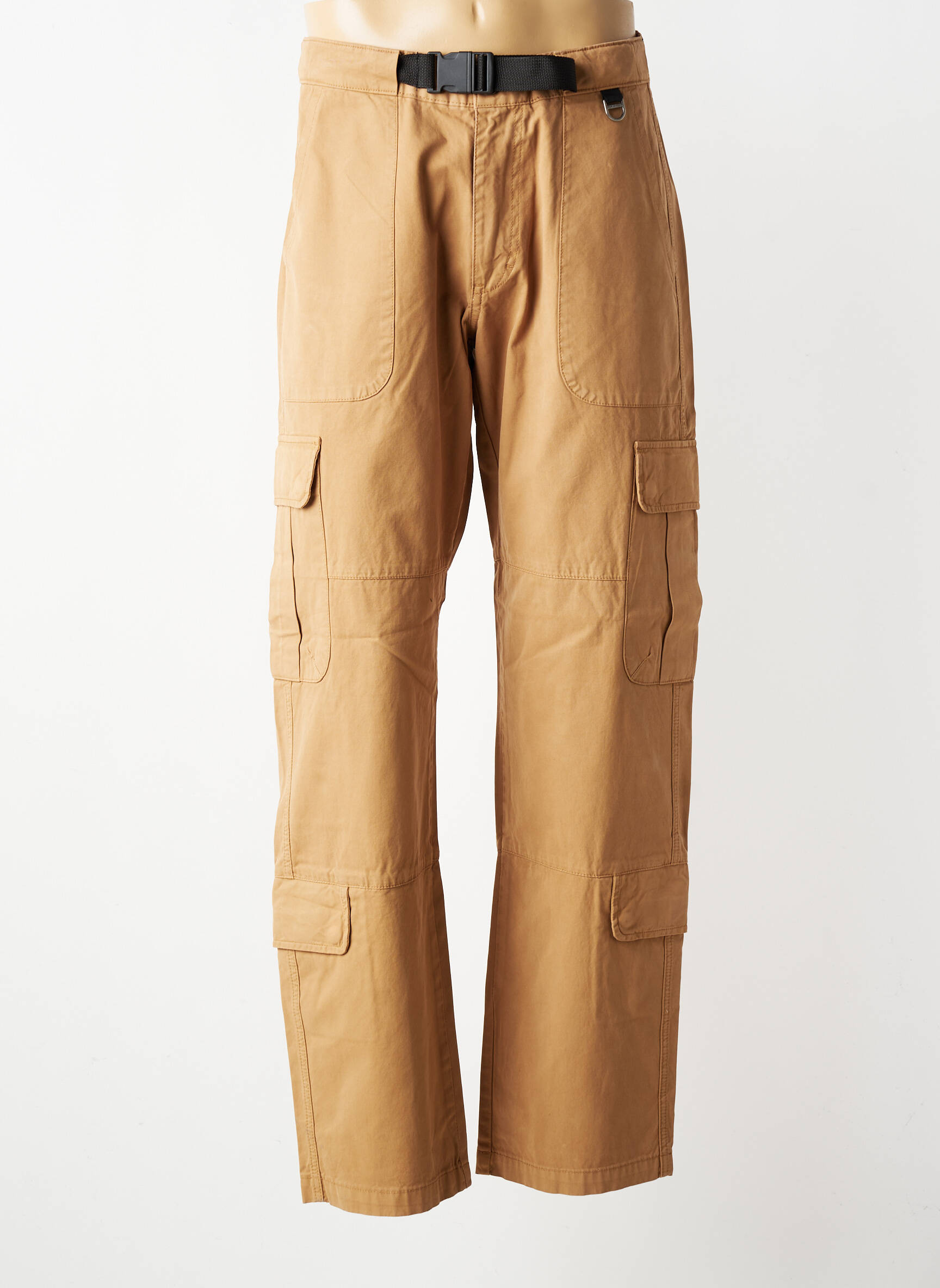 Pantalon cargo croială dreaptă mărime normală maro IRON AND RESIN bărbat